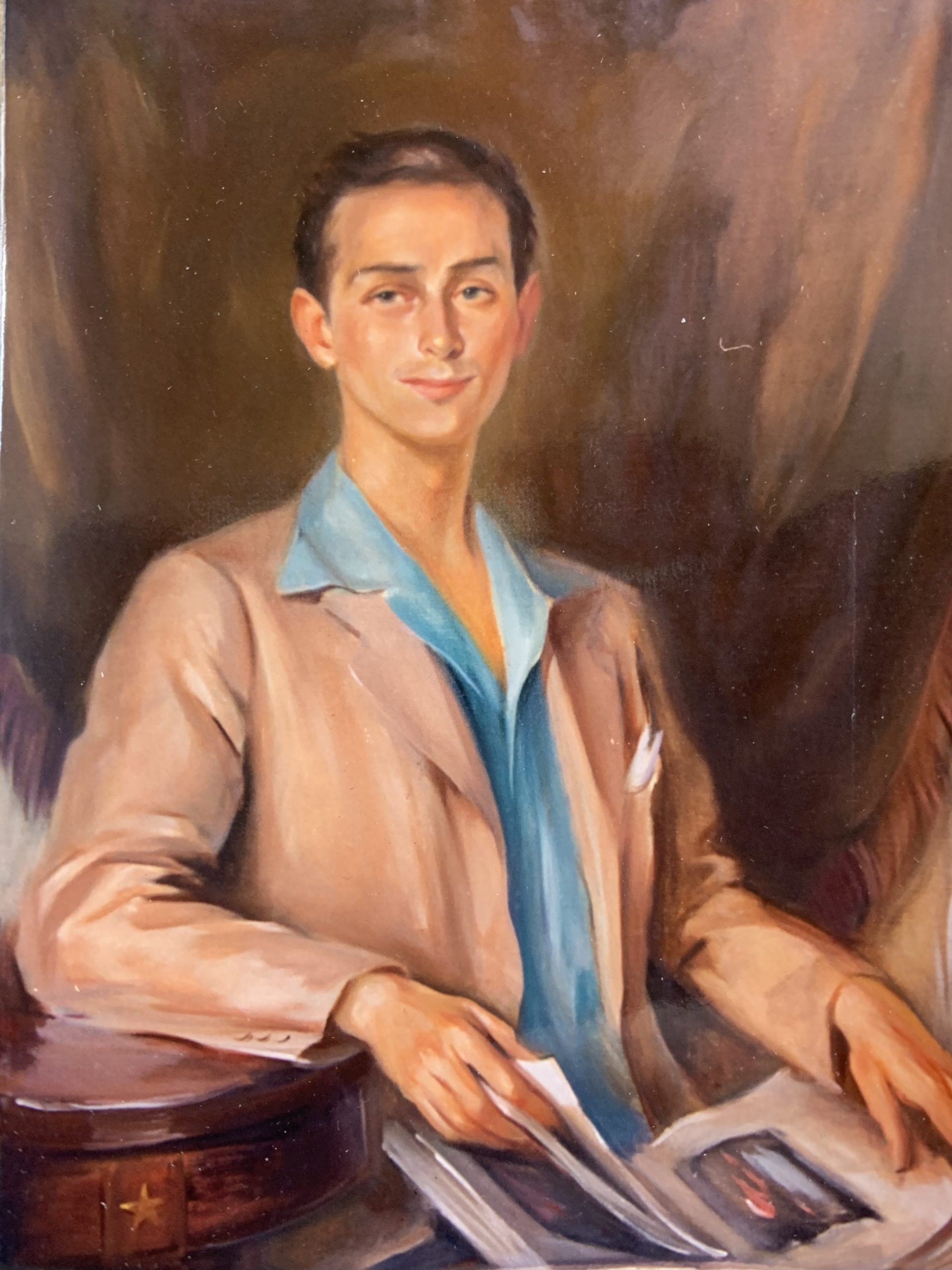 William “Billy” David Eppes as a young man. Portrait by William Maltby Sykes 1940